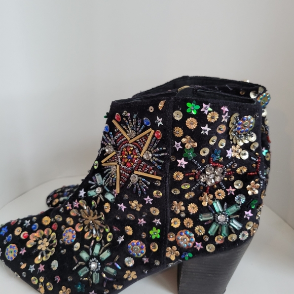 - Free People Night Out Sparkly Sequin Festival Boot - Picture 6 of 9